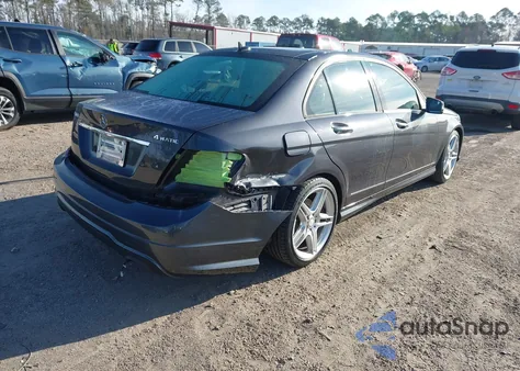 2013 Mercedes-Benz C 300 Sport 4Matic from USA, damaged, VIN WDDGF8AB1DR294589